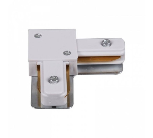 Соединитель угловой L-образный для треков накладных Reluce RL 06038 corner connector WT