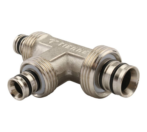 Тройник переходной TIEMME 20.2x16.2x16.2 мм винтовой для металлопластиковых труб 1600044