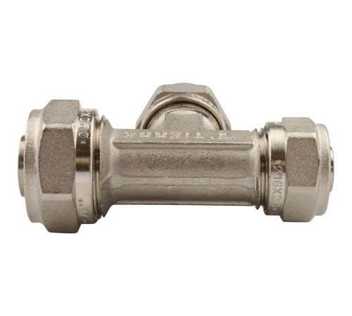 Тройник переходной TIEMME 20.2x16.2x16.2 мм винтовой для металлопластиковых труб 1600044