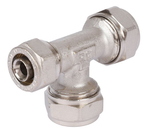 Тройник переходной TIEMME 20.2x20.2x16.2 мм винтовой для металлопластиковых труб 1600057