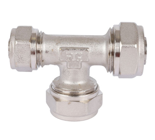 Тройник переходной TIEMME 20.2x20.2x16.2 мм винтовой для металлопластиковых труб 1600057