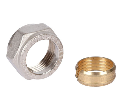 Тройник переходной TIEMME 20.2x20.2x16.2 мм винтовой для металлопластиковых труб 1600057