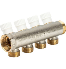 Коллектор 4-ходовой LUXOR CP 454 G1xG3/4 EK с кранами 68513504