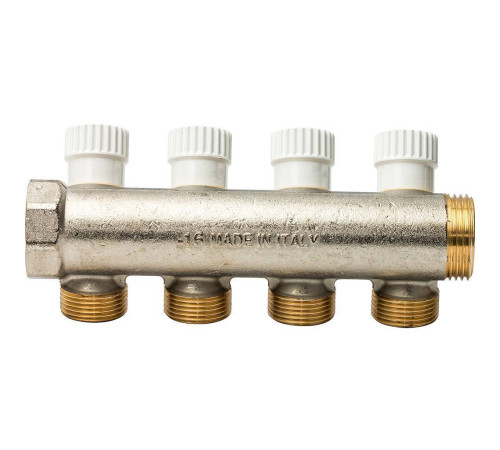 Коллектор 4-ходовой LUXOR CP 454 G1xG3/4 EK с кранами 68513504