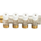 Коллектор 4-ходовой LUXOR CP 454 G1xG3/4 EK с кранами 68513504