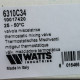 Клапан термостатический смесительный Watts AQUAMIX AM63C 3/4 ВН 25-50 °C 10017420