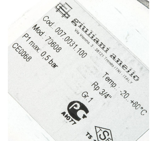 Фильтр газовый Watts FG 20 10021071