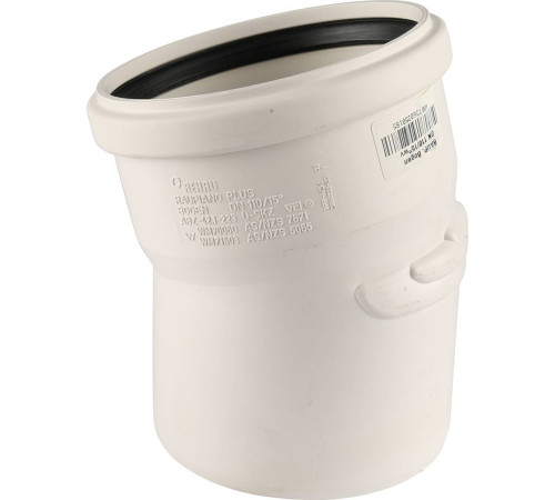 Отвод REHAU RAUPIANO Plus 110 мм 15° 11231321001
