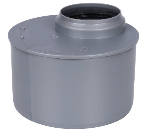 Переход эксцентрический канализационный Sinikon 110x50 мм 514009.R