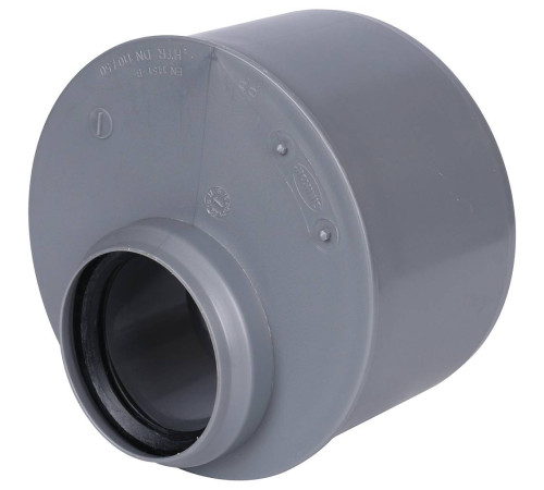 Переход эксцентрический канализационный Sinikon 110x50 мм 514009.R