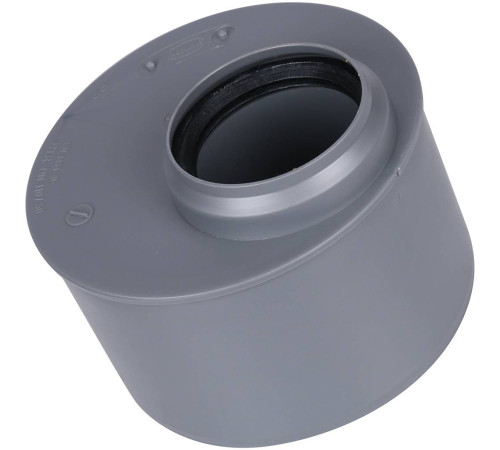 Переход эксцентрический канализационный Sinikon 110x50 мм 514009.R