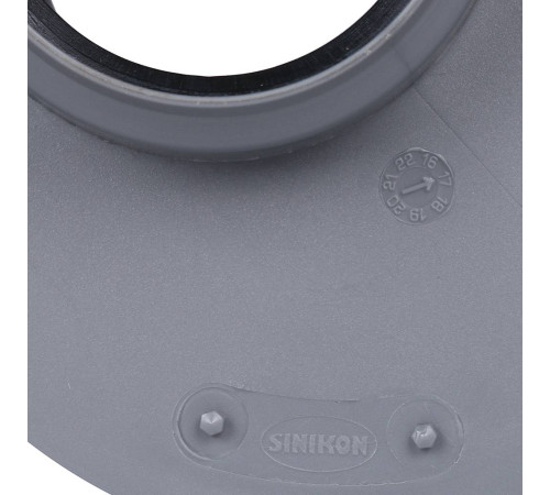 Переход эксцентрический канализационный Sinikon 110x50 мм 514009.R