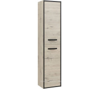 Шкаф-пенал Aquanet Лофт 35 дуб веллингтон белый 00345458