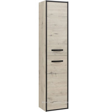 Шкаф-пенал Aquanet Лофт 35 дуб веллингтон белый 00345458