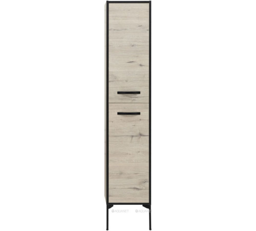 Шкаф-пенал Aquanet Лофт 35 дуб веллингтон белый 00345458