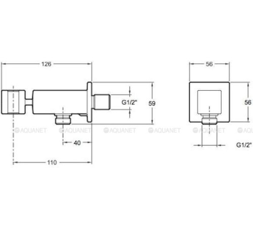 Шланговое подсоединение Jacob Delafon EO хром E14791-CP