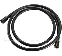 Шланг для душа Allen Brau INFINITY PVC 1000 мм антитвист черный матовый 5.21023-31