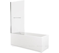 Шторка на борт ванны Allen Brau Priority 800x1500 мм стекло Optiwhite хром 3.31023.00