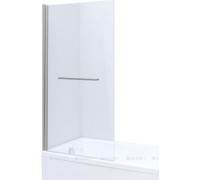 Шторка на борт ванны Allen Brau Priority 800x1500 мм стекло Optiwhite браш. ал. 3.31024.BA