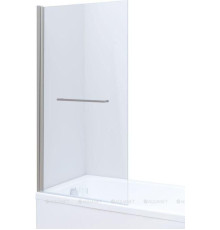 Шторка на борт ванны Allen Brau Priority 800x1500 мм стекло Optiwhite браш. ал. 3.31024.BA