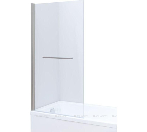 Шторка на борт ванны Allen Brau Priority 800x1500 мм стекло Optiwhite браш. ал. 3.31024.BA