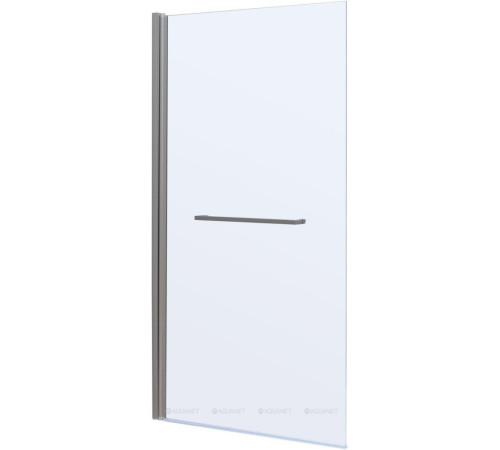 Шторка на борт ванны Allen Brau Priority 800x1500 мм стекло Optiwhite браш. ал. 3.31024.BA