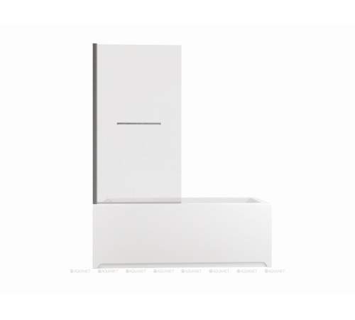 Шторка на борт ванны Allen Brau Priority 800x1500 мм стекло Optiwhite браш. ал. 3.31024.BA