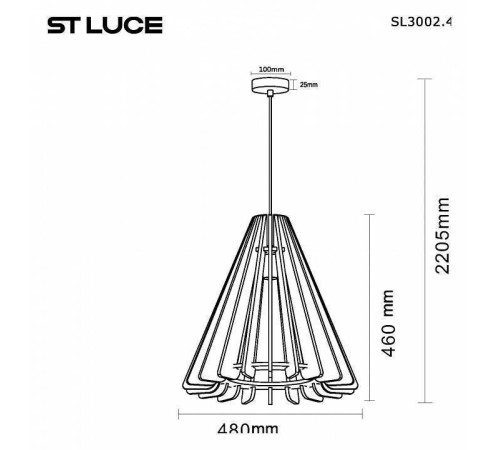 Подвесной светильник ST-Luce Sentito SL3002.403.01