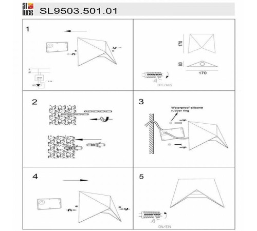 Накладной светильник ST-Luce Canneto SL9503.501.01