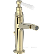 Смеситель для биде Jacob Delafon Cleo 1889 с донным клапаном глянцевое золото E24310-BGG