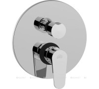 Смеситель встраиваемый для душа Paffoni Green на 2 выхода хром GR018CR
