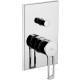Смеситель для душа встраиваемый Paffoni Ringo на 2 выхода с девиатором хром RIN015CR/M