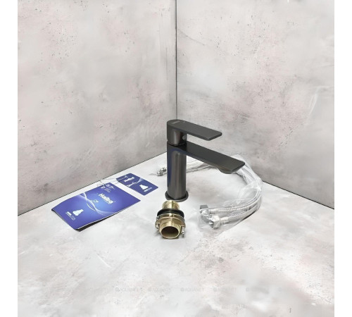 Смеситель для раковины Haiba HB10639-3 оружейная сталь HB10639-3