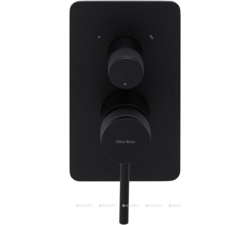 Смеситель встраиваемый Allen Brau Priority X3 на 3 выхода черный матовый 5.31A11-31