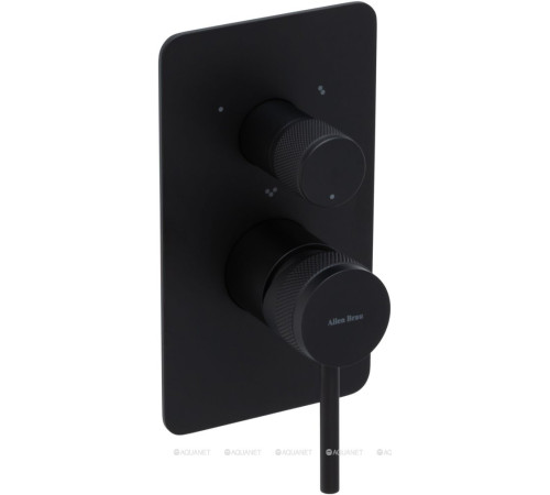 Смеситель встраиваемый Allen Brau Priority X3 на 3 выхода черный матовый 5.31A11-31