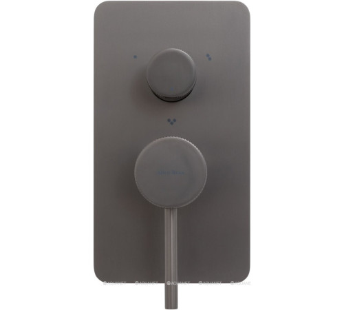 Смеситель встраиваемый Allen Brau Priority X3 на 3 выхода графит 5.31A11-MG