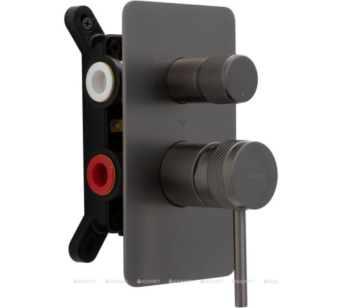 Смеситель встраиваемый Allen Brau Priority X3 на 3 выхода графит 5.31A11-MG