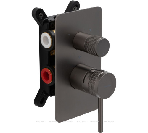 Смеситель встраиваемый Allen Brau Priority X3 на 3 выхода графит 5.31A11-MG