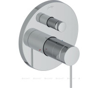 Смеситель встраиваемый Jacob Delafon Metro на 2 выхода хром E78021-4A-CP