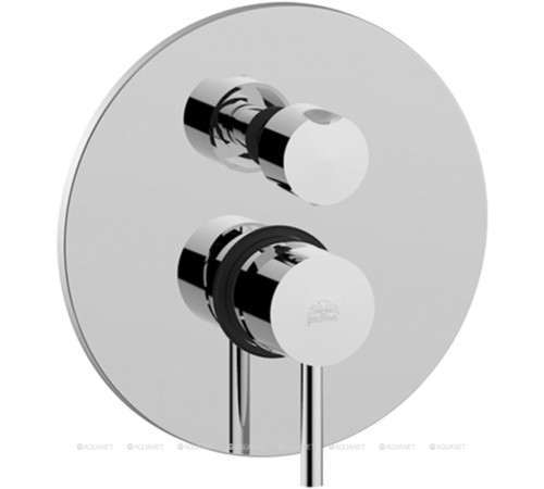 Смеситель для душа встраиваемый Paffoni STICK на 2 выхода хром SK018CR