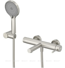 Смеситель для ванны и душа Cezares Relax с душевым набором сатин RELAX-VD-IN