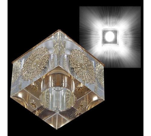 Встраиваемый светильник Sneha 131019/CT 131019/CT G9 GD/CL