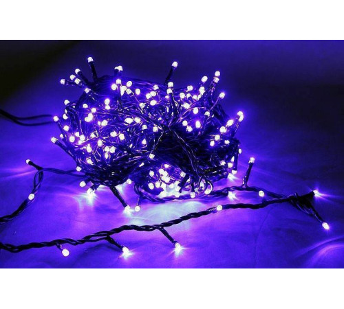 Гирлянда нить Sneha A-047R 300 LED 30 м IP44 синий свет A-047R BL