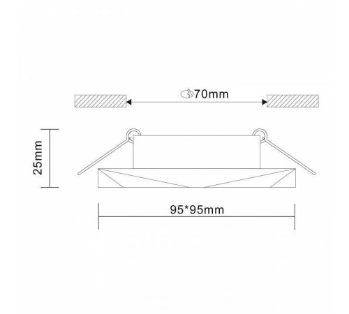 Встраиваемый светильник ST-Luce Ovasis ST203.508.01