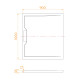 Душевой поддон прямоугольный RGW Stone Tray Elite STE MB 900x1000 мм черный мрамор 52342910-14