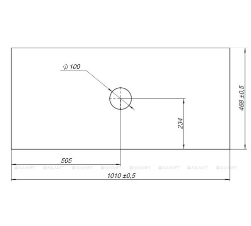 Столешница Allen Brau FANTASY 100 см графитовая структура 1.11010.GR-S