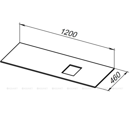 Столешница Allen Brau Infinity 120 R бежевая структура 1.21014.B-S