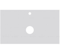 Столешница из керамогранита BelBagno 800x460 мм Bianco Opaco KEP-80-BO