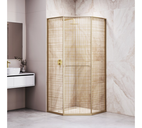 Душевой уголок трапециевидный RGW SV-82Gb L 1000 x 1000 мм 33328200-266L