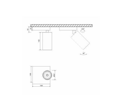 Основание SWG PRO Mini Villy MINI-VL-M11-WH